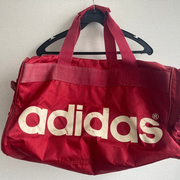 아디다스 더플백 레드