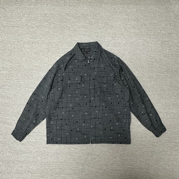 BEAMS PLUS check zipup jacket