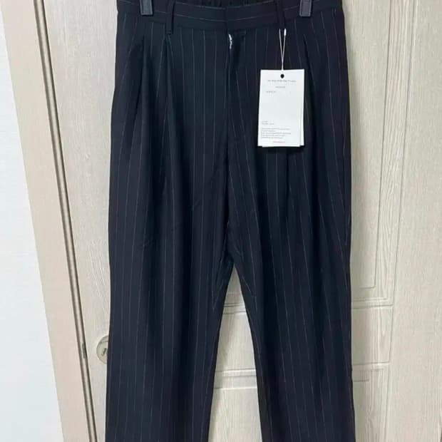 카네마사필 울 스트라이프 팬츠