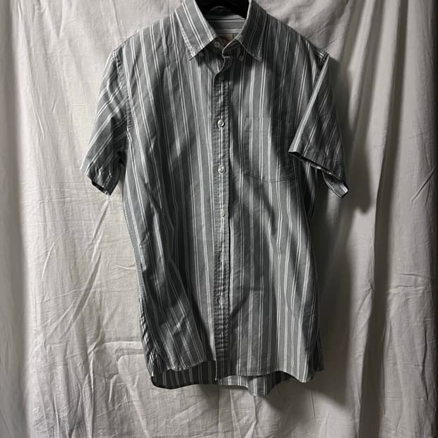 Brooks Brothers Stripe Half Shirt