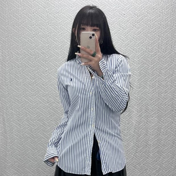 폴로 랄프로렌 올드스쿨 빈티지 스트라이프 셔츠 90 C09898