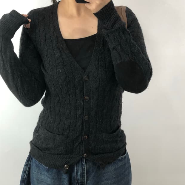 [M] 폴로 우먼 캐시혼방 울 가디건