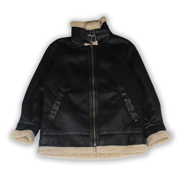 알파인더스트리 무스탕 블루종 자켓