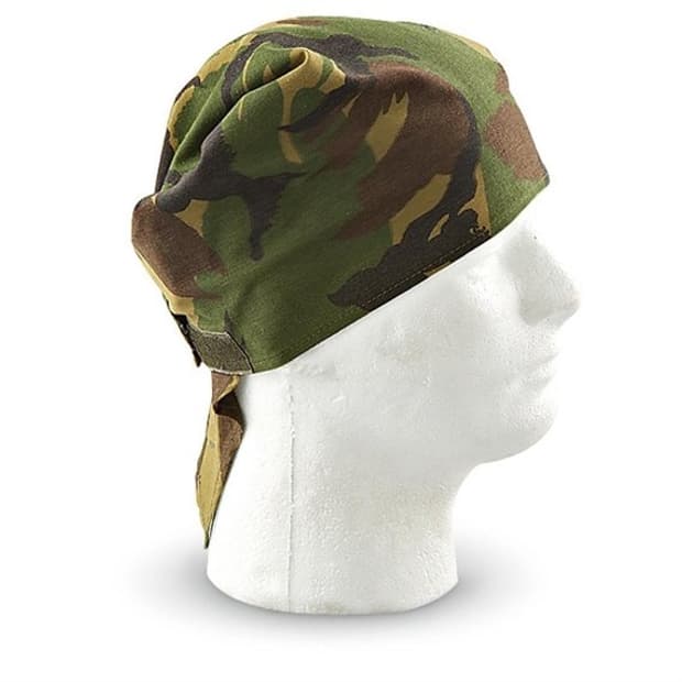 네덜란드군 DPM 카모 스카프 반다나