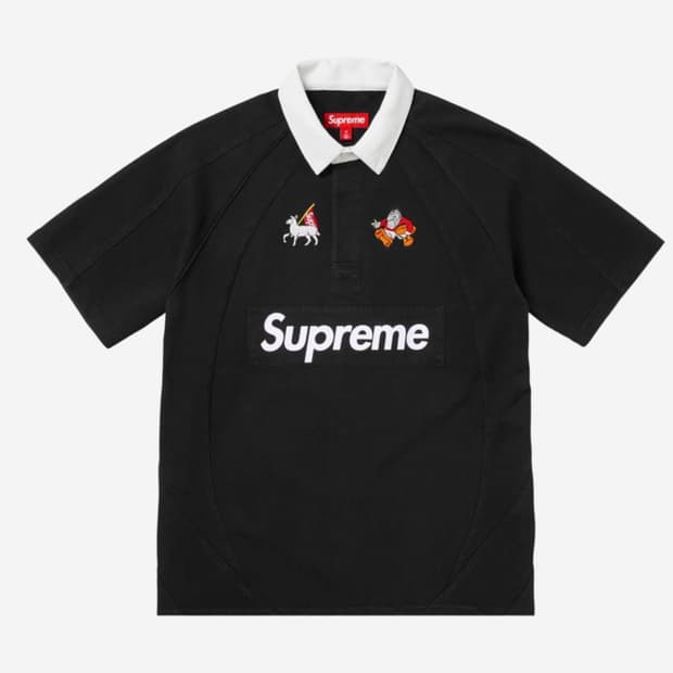 Supreme S/S Rugby Black - 24SS
