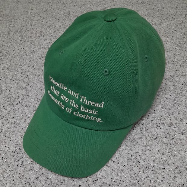 💥커버낫 자수 레터링 볼캡 (그린)
