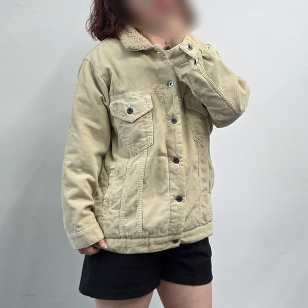 [프립]ZARA 코듀로이 양털자켓