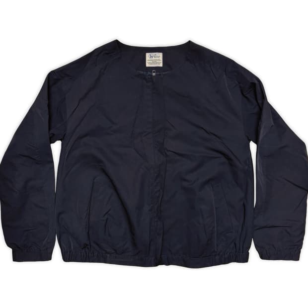 Japanese Vintage 노카라 네이비 블루종 자켓