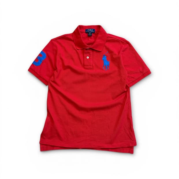 폴로 랄프로렌 레드 빅포니 반팔 티셔츠