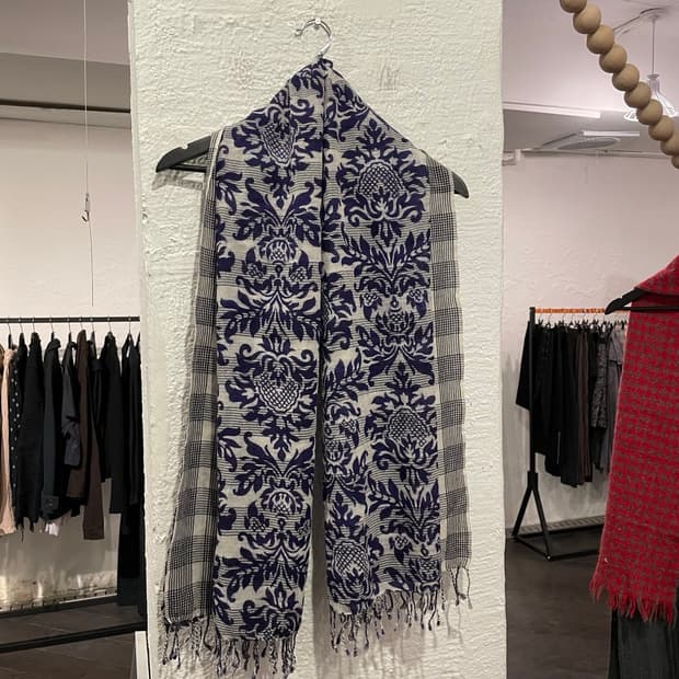 꼼데가르송 패턴 머플러