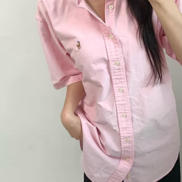 Polo by RalphLauren 폴로 핑크 반팔셔츠