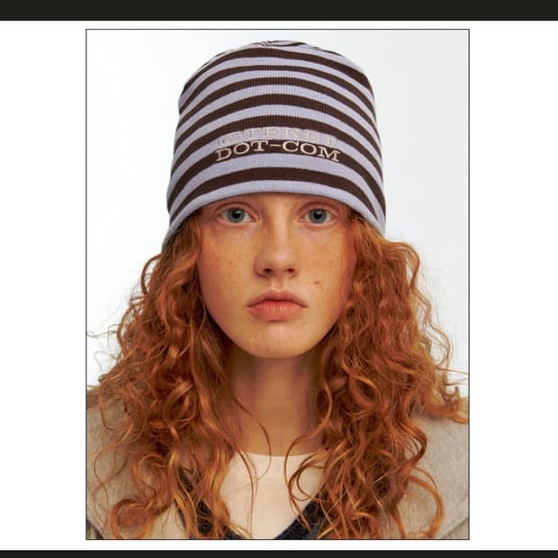 테켓 스트라이프 비니