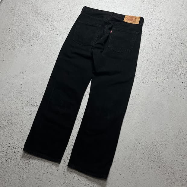 00s Levi's 501 Original Fit Black Jeans