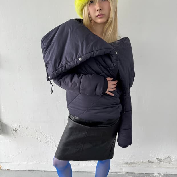 AdidasXStellaMcCartney big collar jacket