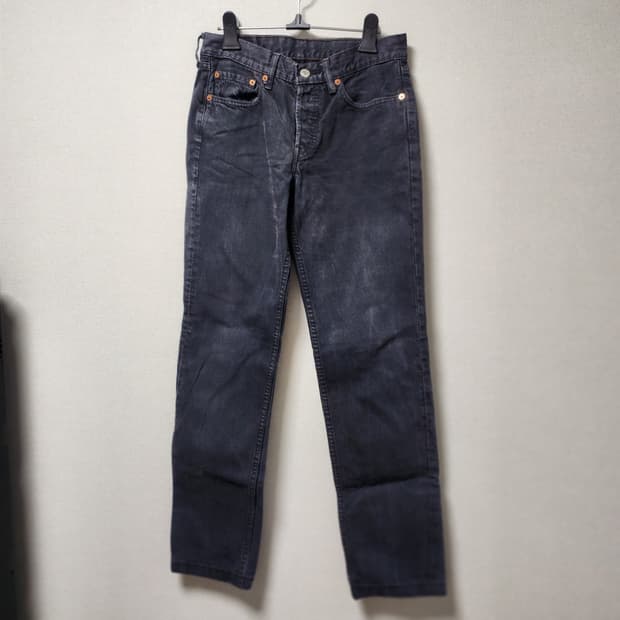 [27] 리바이스 USA 501 흑청바지 블랙진 데님팬츠