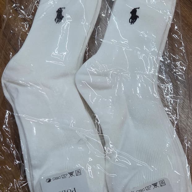폴로양말 3켤레 새상품 (남녀공용)