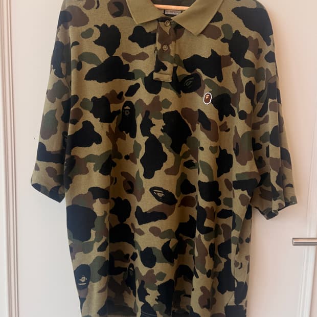  베이프 (BAPE)퍼스트 카모 자카드 릴렉스  핏 PK