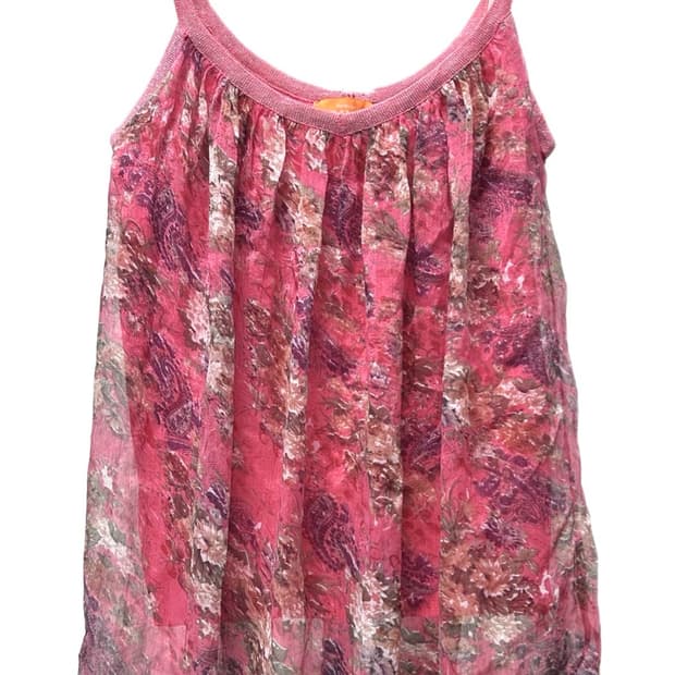 Pink sleeveless