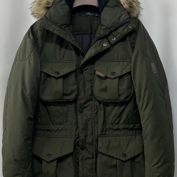 폴로 랄프로렌 올리브 레이저 로버다운 자켓