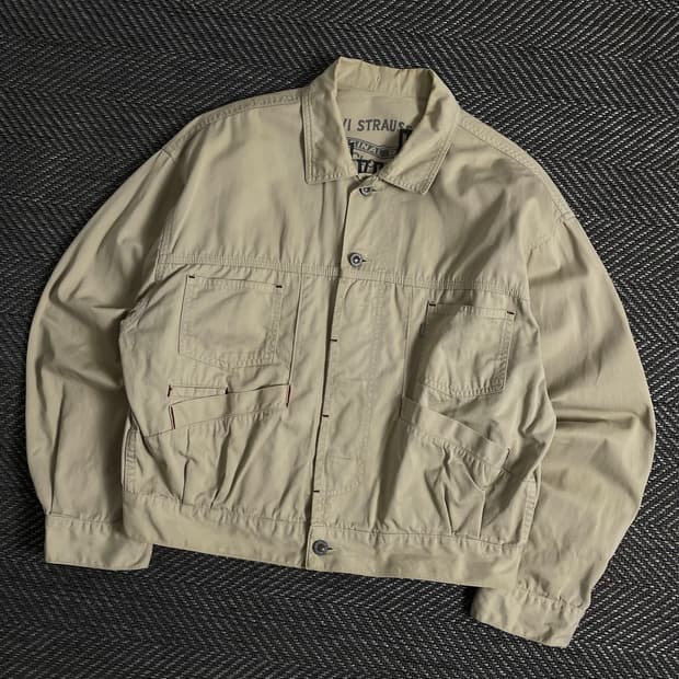 리바이스 실버탭 오리지날 워크 트러커 자켓y 3037