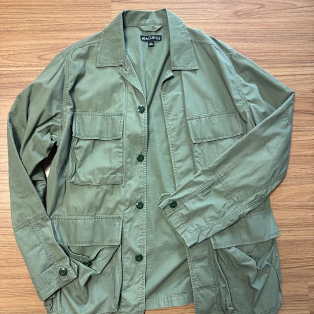 제이크루 J CREW 카키 퍼티그 자켓