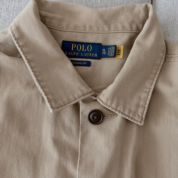 폴로 랄프로렌 트윌 셔츠 자켓 클래식 XL