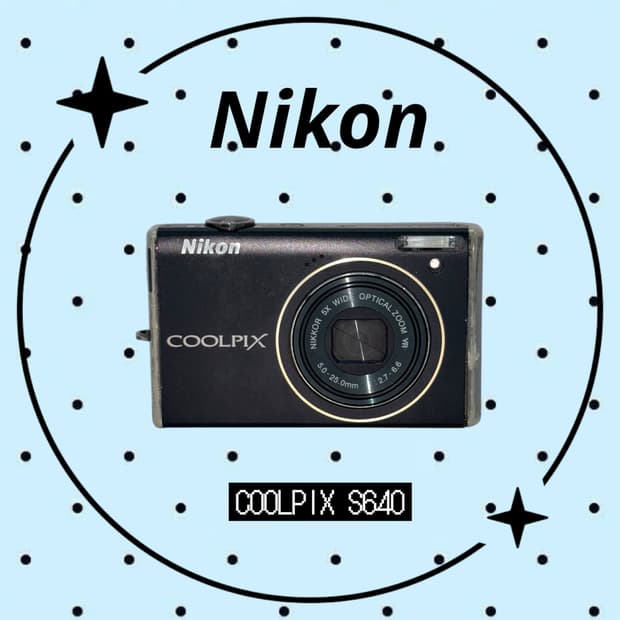 (색감/감성🖤) Nikon 니콘 쿨픽스 S640 디카 디지털카메라 