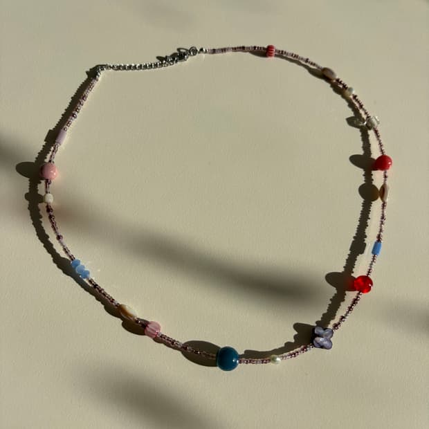 보헤미안풍 목걸이