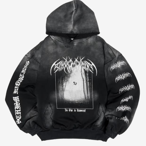 스키즘 인듀싱 EMO HOODIE CHARCOAL