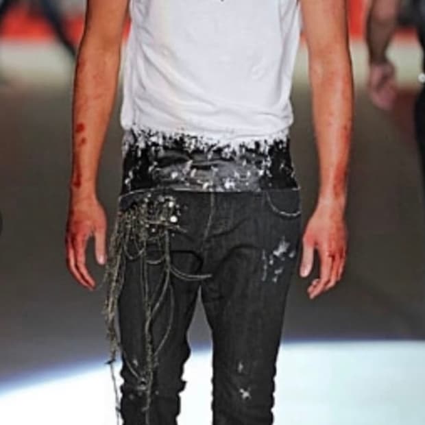  디스퀘어드2 체인 데님