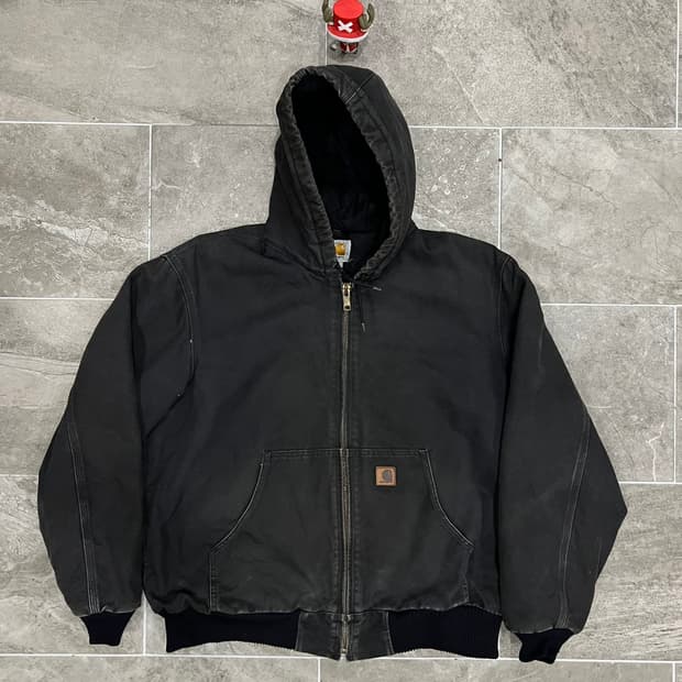 (XL) 칼하트 덕 액티브 후드자켓 J130 BLK 블랙