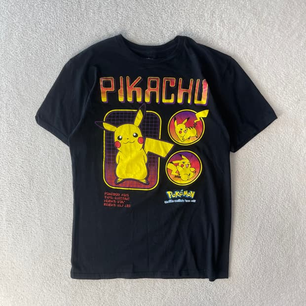 포켓몬스터 피카츄 반팔티셔츠