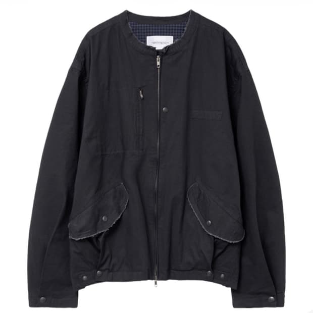 해칭룸 플라이트 자켓 블랙