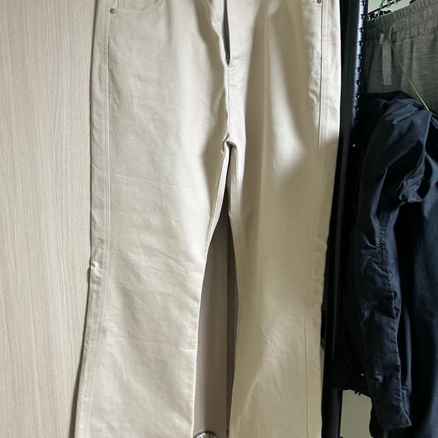 FLARED PANTS BEIGE (COTTON VER.)