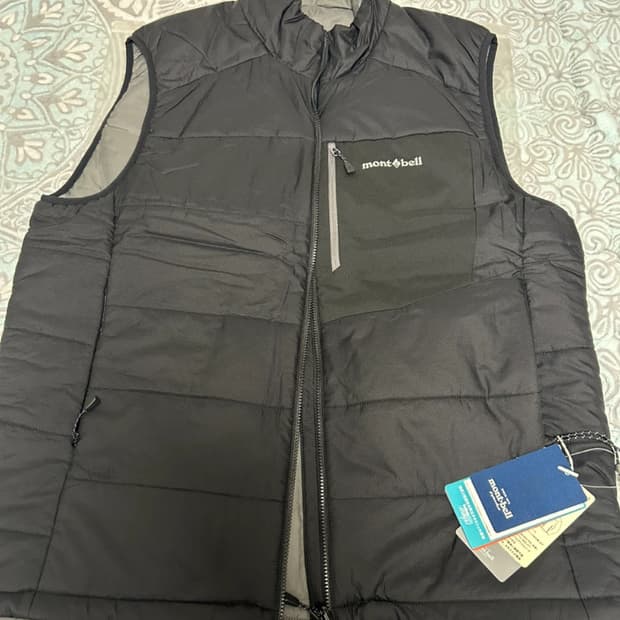 몽벨 써마랩 패딩조끼 블랙 105(XL)