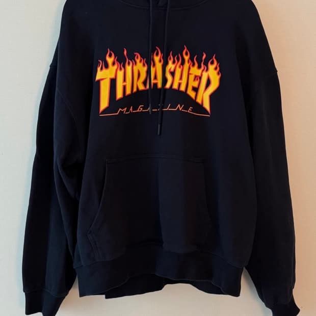 트레셔 네이비 후드티