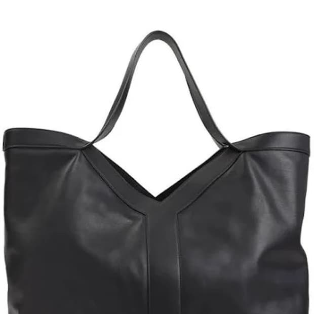 생로랑 Y 그랜드 토트백 블랙 남녀공용