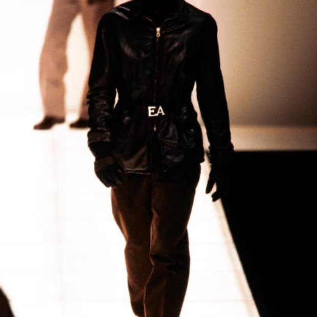 Emporio Armani 1996 F/W Leather Jacket