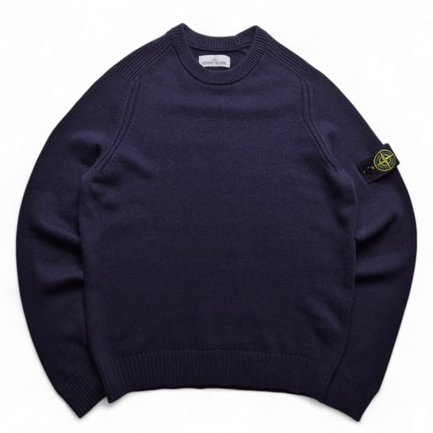 [L] 스톤아일랜드 크루넥 와펜니트