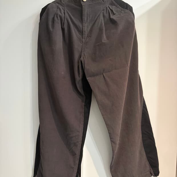 산산기어 코듀로이 팬츠 차콜 블랙 - 22FW