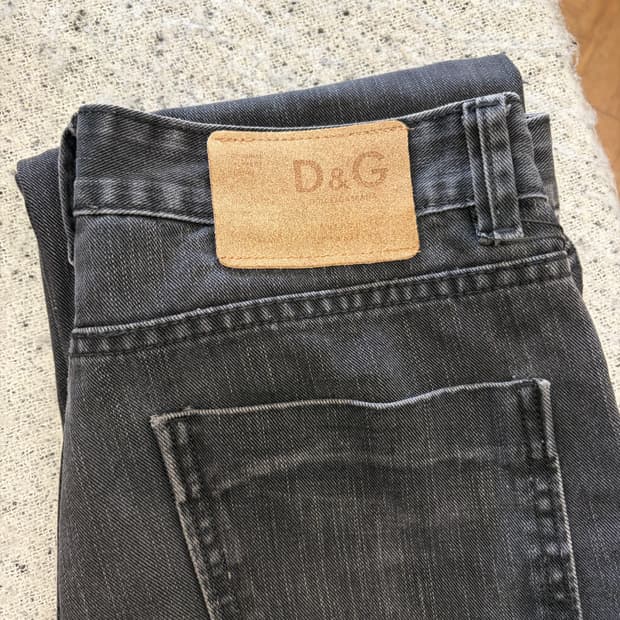 N218. 돌체앤가바나 블랙 데님팬츠