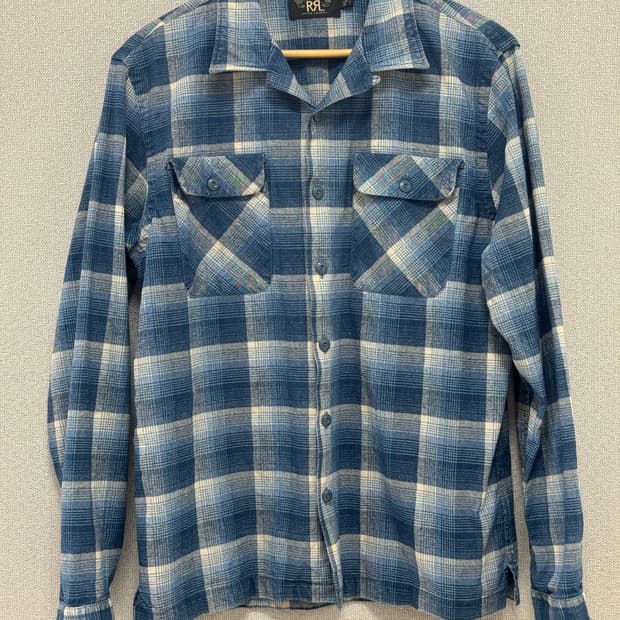 RRL 마드라스 캠프 셔츠