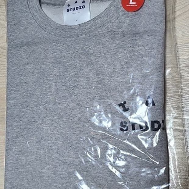 [L] IAB 아이앱 스튜디오 롱슬리브 티셔츠 그레이