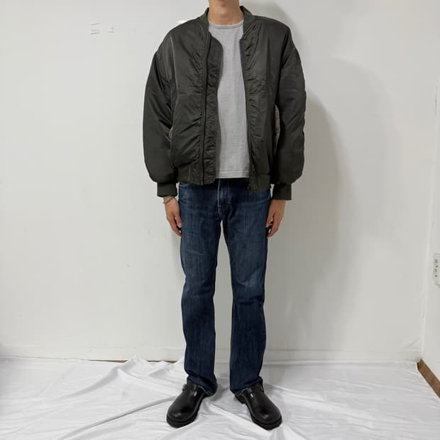톰보이 글렌 체크 리버시블 Ma-1 