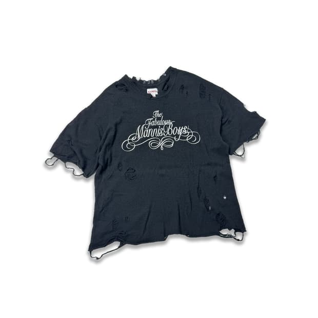 카미야 디스 빅 니트 반팔