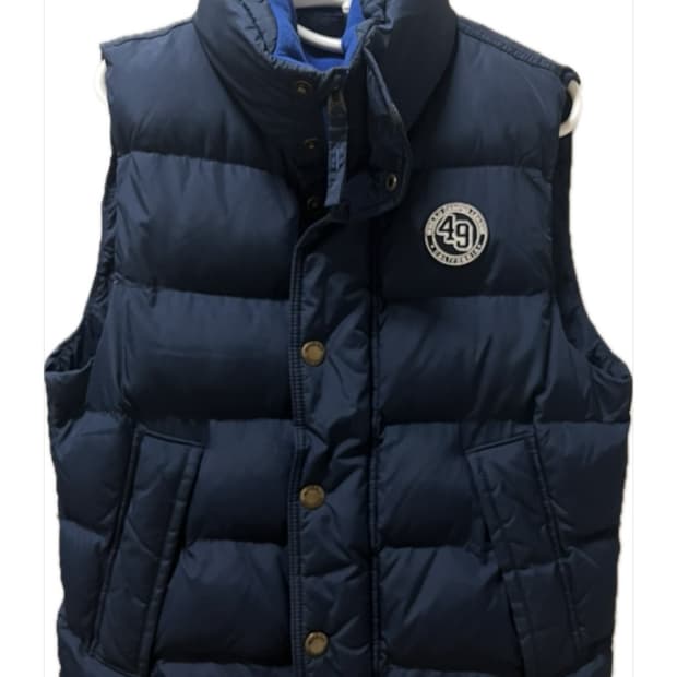 WHOAU 후아유 패딩 조끼 size L 