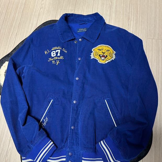 폴로 랄프로렌 코듀로이 타이거 바시티 L