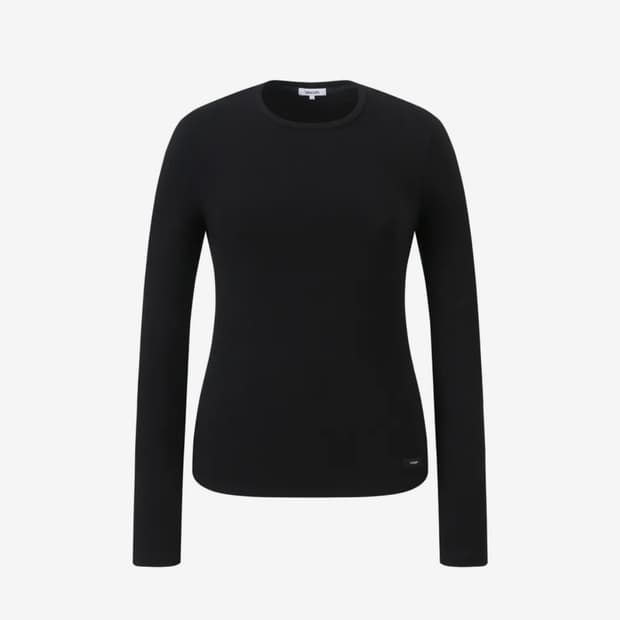 베리시 뉴베이직 피티드 롱 슬리브 티셔츠(블랙)/L