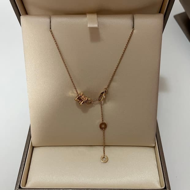 [정품/OS] 불가리 비제로원 목걸이 로즈골드