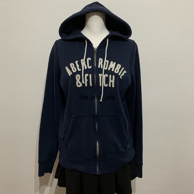 아베크롬비 네이비 후드집업